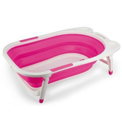 Kids Foldable Bathtub Pink